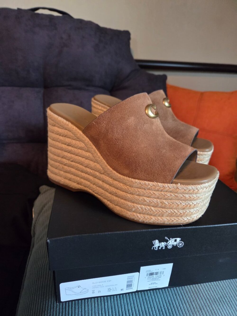 Coach Women's Platform Wedge Espadrille - Picture 3 of 3